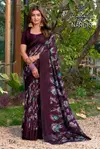 Nargis Vol 5 By Kashvi Black Vichitra Daily Wear Saree Wholesalers In Surat
